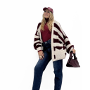 cardigan corto senza bottoni mind